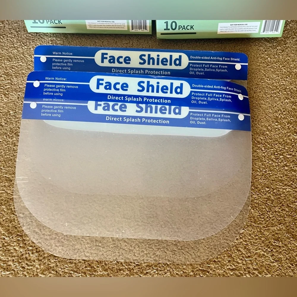 BRAND NEW ANTI-FOG FACE SHIELDS & FACE MASKS (FRAMES & OVER THE HEAD) (21)